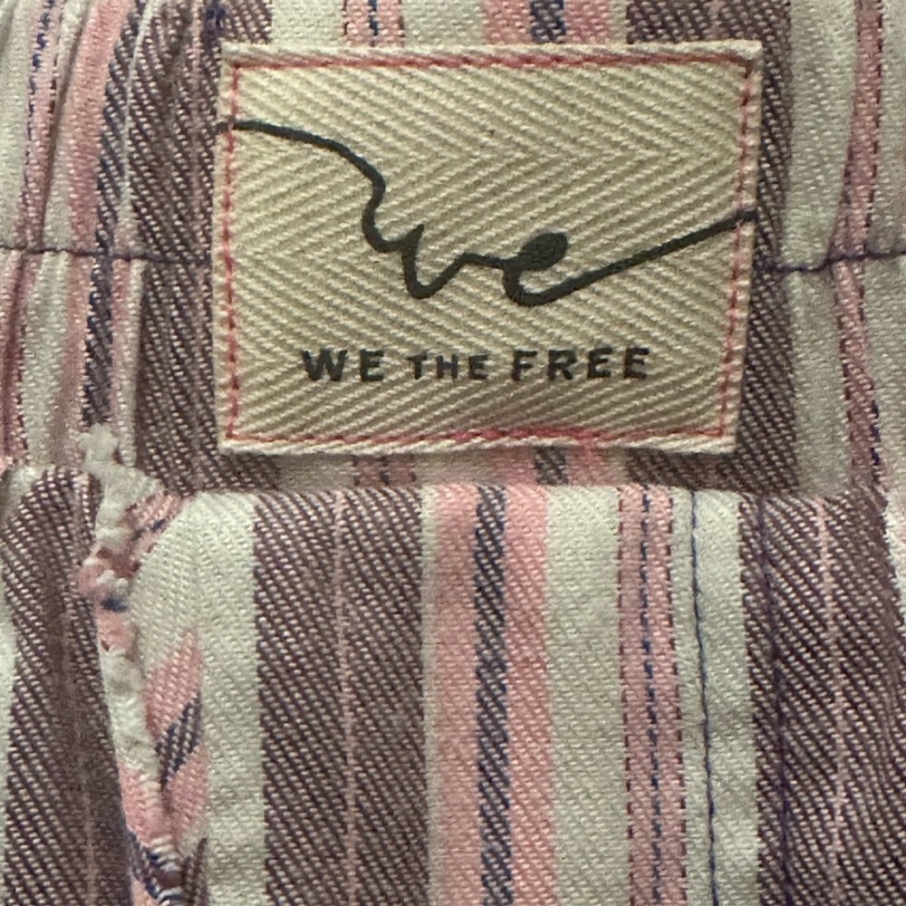 Free People We The Free Day To Day Flannel Boxers Pajama Shorts Burgundy Combo - Picture 10 of 15